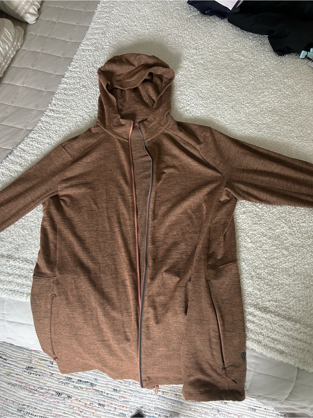 lululemon athletica Men's Zip-Up Hoodie in Brown